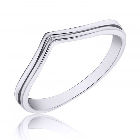 Серебряное кольцо ярусное геометрия