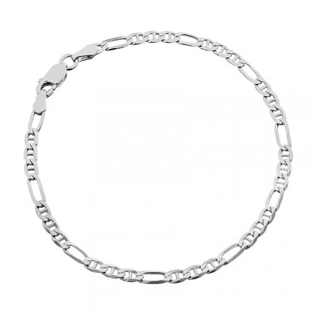 Срібний браслет, фігаро гуччі (815Р)