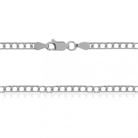 Серебряная цепочка, гурмет (панцирь) квадратный (141Р)