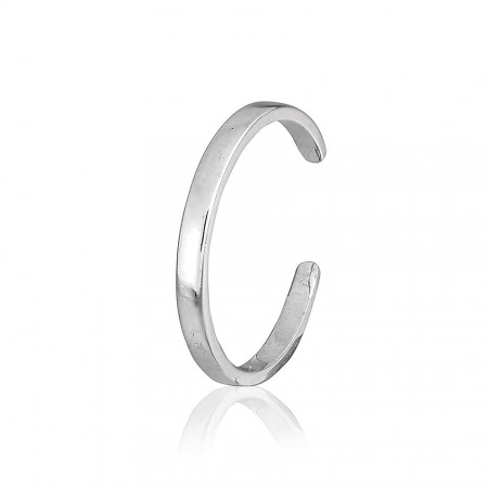 Серебряное кольцо минималистичное безразмерное