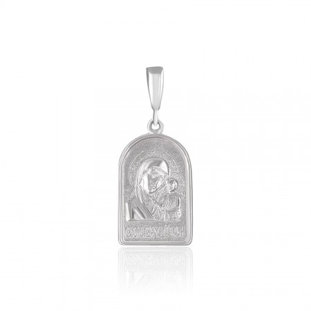 Срібний підвіс 'Володимирська ікона Божої Матері'