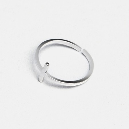 Серебряное кольцо фаланговое минимализм