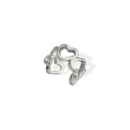 Серьга кафф любовь сердца LOVE