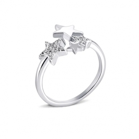 Серебряное кольцо со вставкой фианит