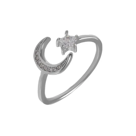Серебряное кольцо со вставкой фианит