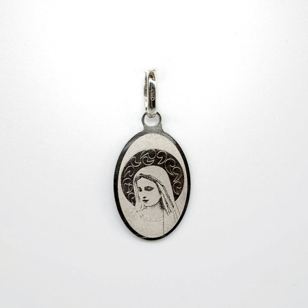 Серебряная подвеска 'Дева Мария'
