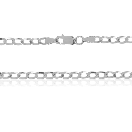 Серебряная цепочка, гурмет (панцирь) длинный (145Р)