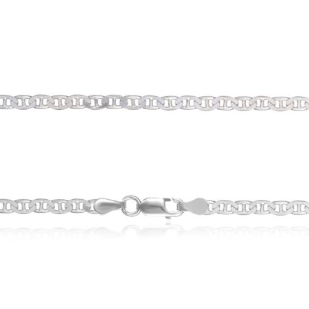 Серебряная цепочка, гуччи марина (барли) (810Р)