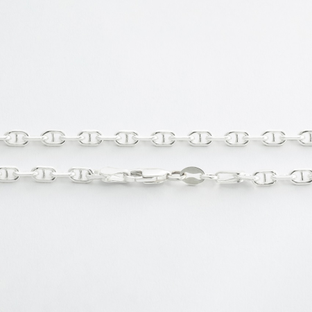 Серебряная цепочка, якорь гуччи (822)