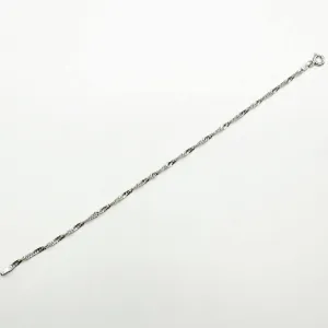 Браслет срібний родований сінгапур