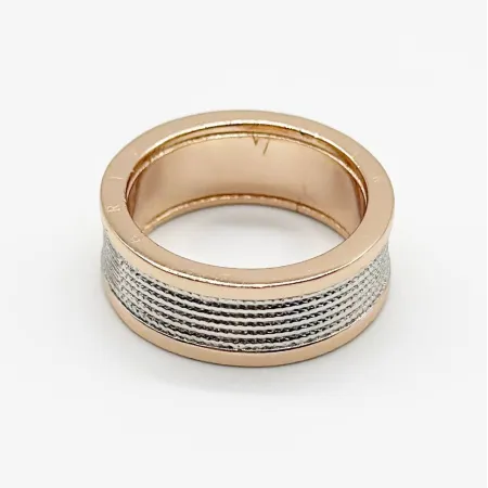 Срібна каблучка в стилі 'Bvlgari'