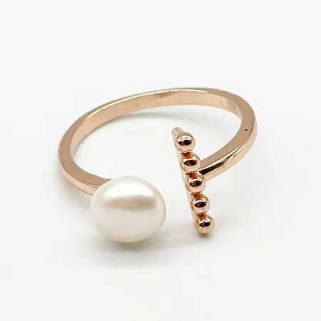Срібна каблучка зі вставкою sea shell pearl