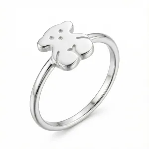 Срібна каблучка покрита родієм