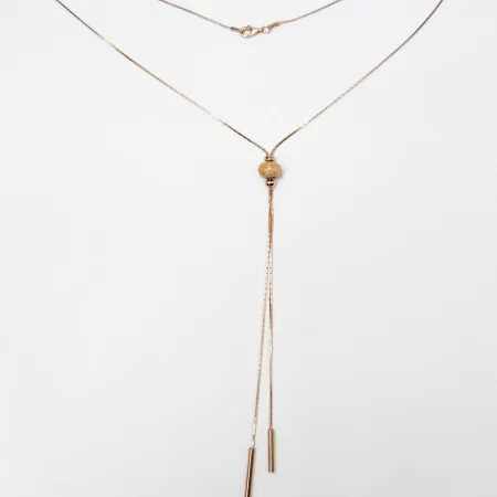 Срібне кольє з позолотою, плетіння Фантазія