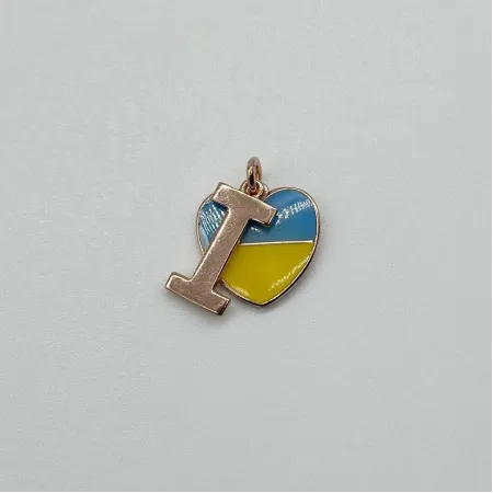 Серебряная подвеска со вставкой эмаль