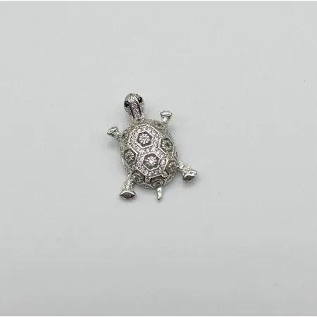 Срібна підвіска з фіанітами