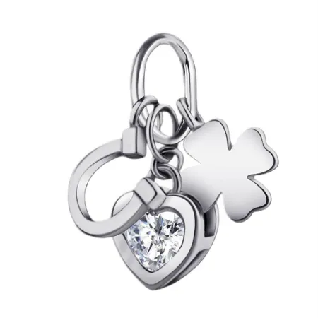 Серебряная подвеска со вставкой Swarovski Zirconia