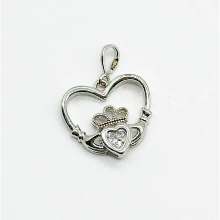 Срібна підвіска зі вставкою Swarovski Zirconia