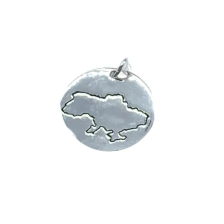 Срібна підвіска 'Все буде Україна'