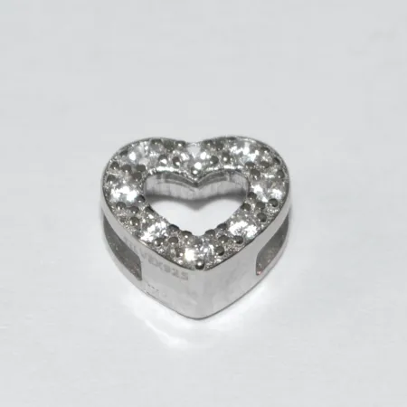 Срібна підвіска з фіанітами