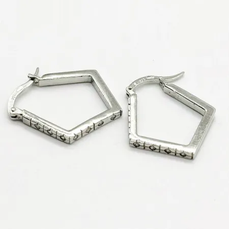 Срібні сережки з фіанітами