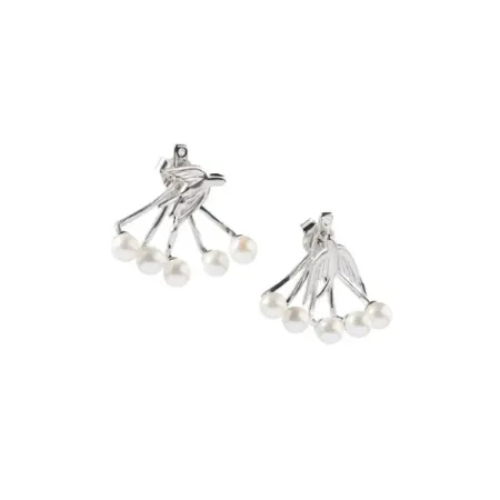 Срібні сережки зі вставкою Sea Shell Pearl
