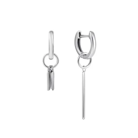 Срібні сережки 'Асиметрія'