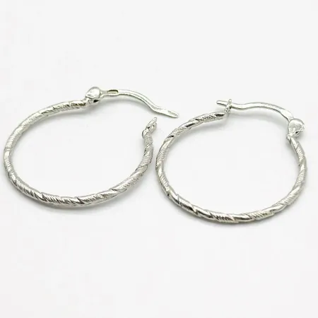 Срібні сережки родовані