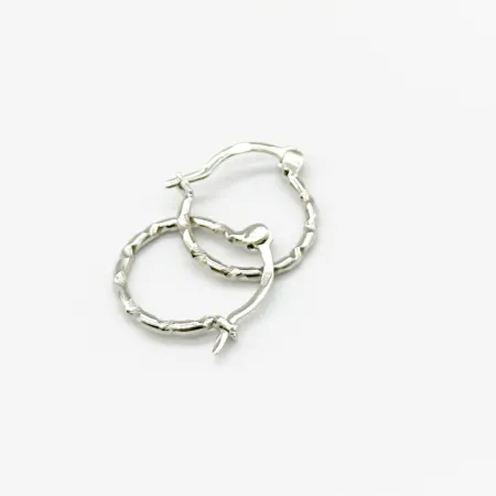 Срібні сережки родовані