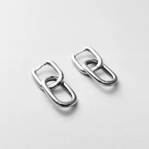 Срібні сережки конго