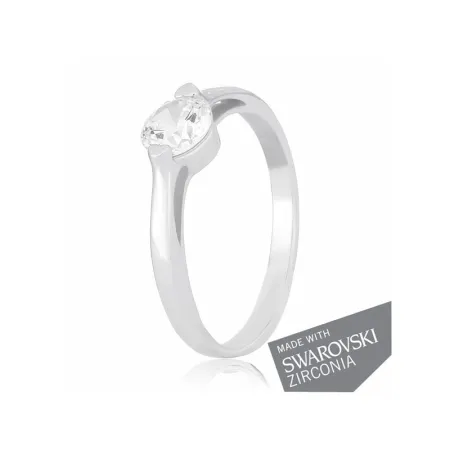 Серебряное кольцо со SWAROVSKI
