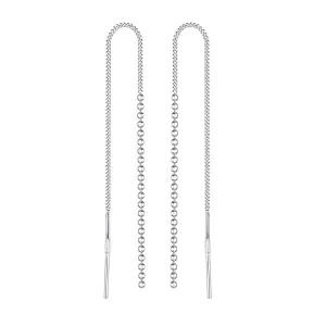 Сережки протяжки зі срібла