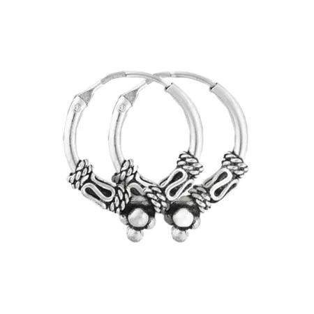 Срібні сережки