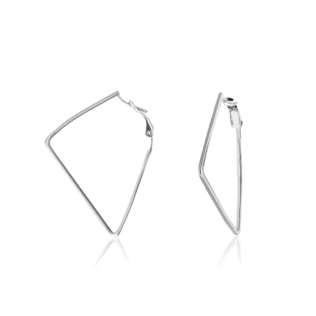 Срібні сережки покриті родієм