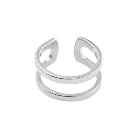 Срібна каблучка родована ярусна