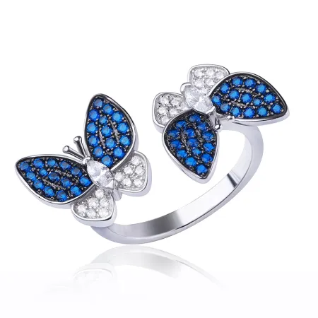 Серебряное кольцо с фианитами