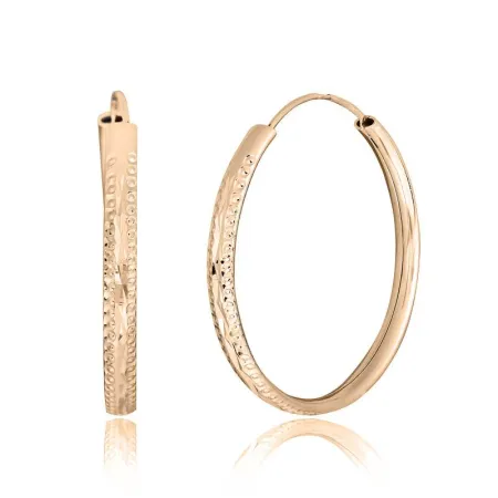 Срібні сережки в позолоті